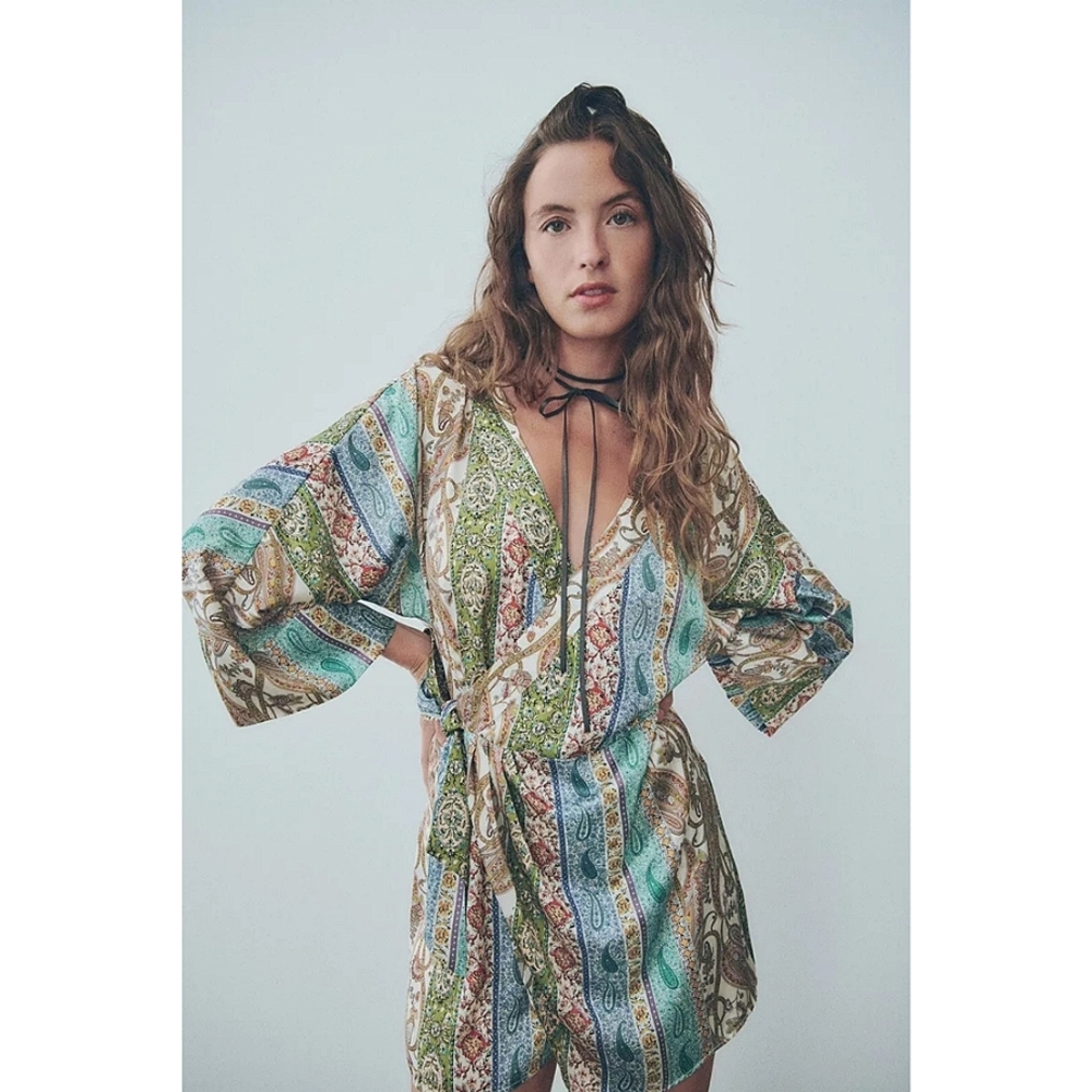 Zara Multicolor Patterned Jumpsuit - image 3